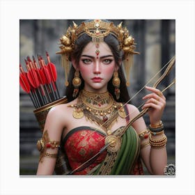 Archer Girl Canvas Print