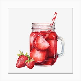 Strawberry Iced Tea 2 Canvas Print
