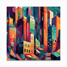 City Skyline Canvas Print