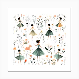 Story Style Fairies Canvas Print