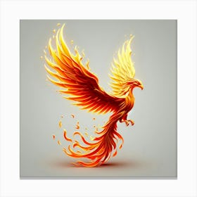 Phoenix Bird Canvas Print