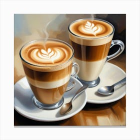 Coffee Lovers 1 Canvas Print