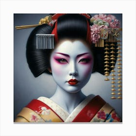 Geisha 218 Canvas Print