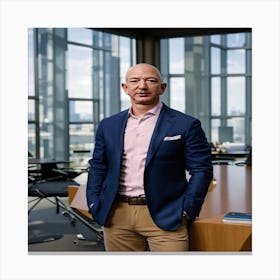 Jeff Bezos Canvas Print