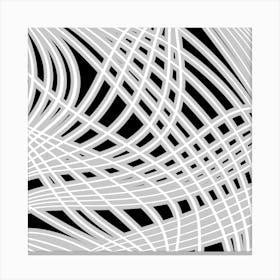 Abstract Wavy Lines 1 Canvas Print