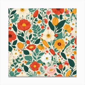 Default Floral Heinz Art 1 Canvas Print