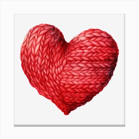 Red Heart Canvas Print