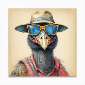 Ostrich 3 Canvas Print