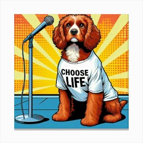 Wham Dog Canvas Print