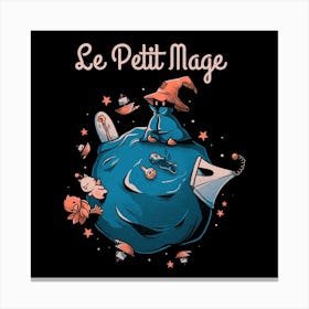 Le Petit Mage Square Canvas Print