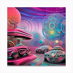 Futuristic Cars 2 Canvas Print