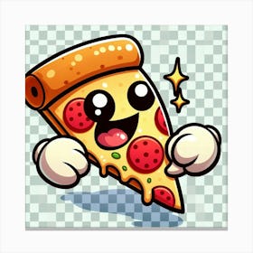 Pizza Slice Png Canvas Print