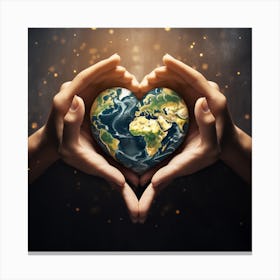 Love The World Canvas Print