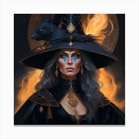 Witch 10 Canvas Print