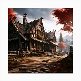 Rustic Cabin Canvas Print