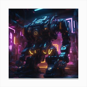 Futuristic Robot 76 Canvas Print