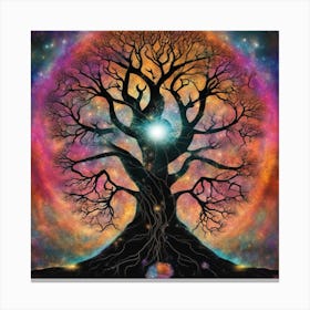 Sacred Tree Of Life 111 Canvas Print