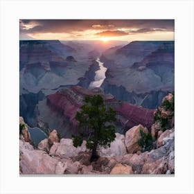 Grand Canyon Sunrise Canvas Print