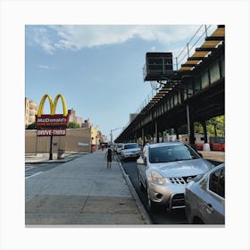 Mcdonald'S On The Corner Canvas Print