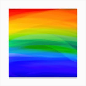 Rainbow Light Background Canvas Print