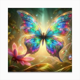 Fantasy Butterfly Art Canvas Print