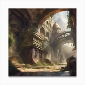 Fantasy City 43 Canvas Print
