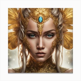 Golden Goddess Canvas Print