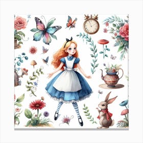 Alice in Wonderland Canvas Print