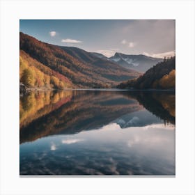 Autumn Lake 1 Canvas Print