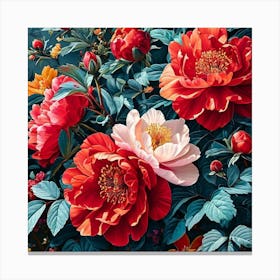 Blooming Beauties 02 Canvas Print