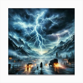 Lightning Storm 48 Canvas Print
