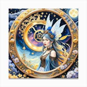 Clockwork Girl 1 Canvas Print