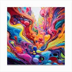 Colorful Swirls Canvas Print