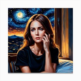 Starry Night 1 Canvas Print