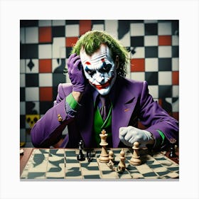 Joker Chess 1 Canvas Print