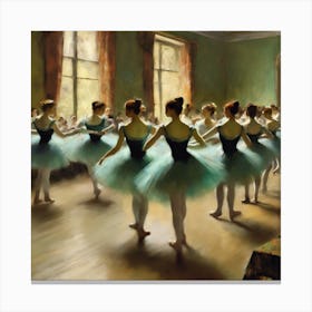 The Dancers, Edgar Degas Art Print Canvas Print