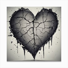 Broken Heart Canvas Print