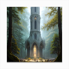 Elvish Shrine Canvas Print