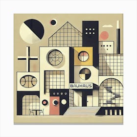 Bauhaus exhibition poster 6 Canvas Print