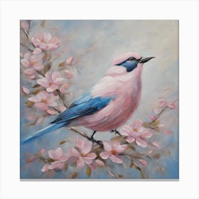 Pink Bird Canvas Print