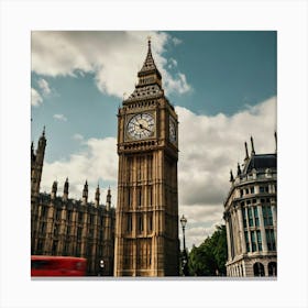 Big Ben In London Art Print 2 Canvas Print