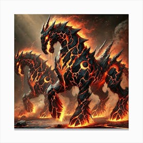 Pyroclastic Cavalry 3 Canvas Print