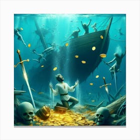 Pirates Of The Caribbean 4 Canvas Print