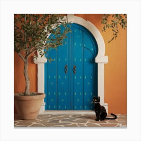 Blue Door 1 Canvas Print