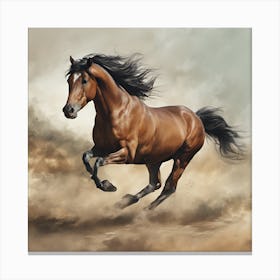 Horse Galloping 2 Canvas Print