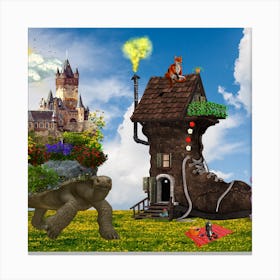 Coming home surreal Canvas Print