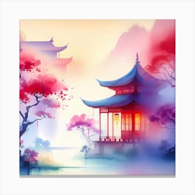 Chinese Pagoda 21 Canvas Print