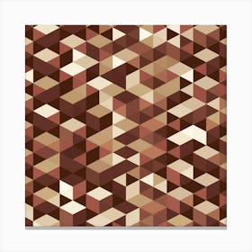 Abstract Geometric Pattern Vector Canvas Print