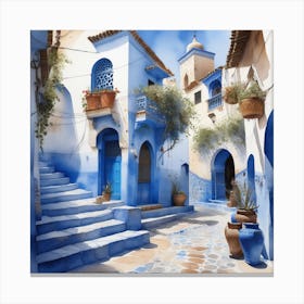 Chefchaouen 3 Canvas Print