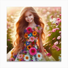 Flower Girl 1 Canvas Print